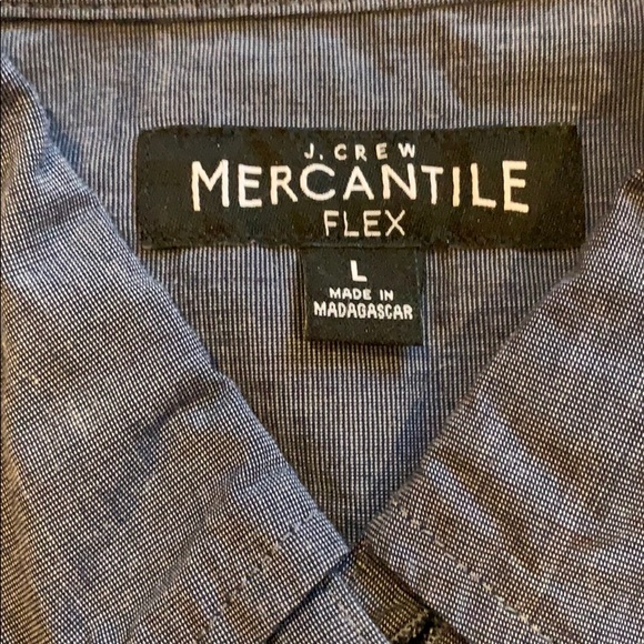 J. Crew Blue Button Up - Picture 2 of 4